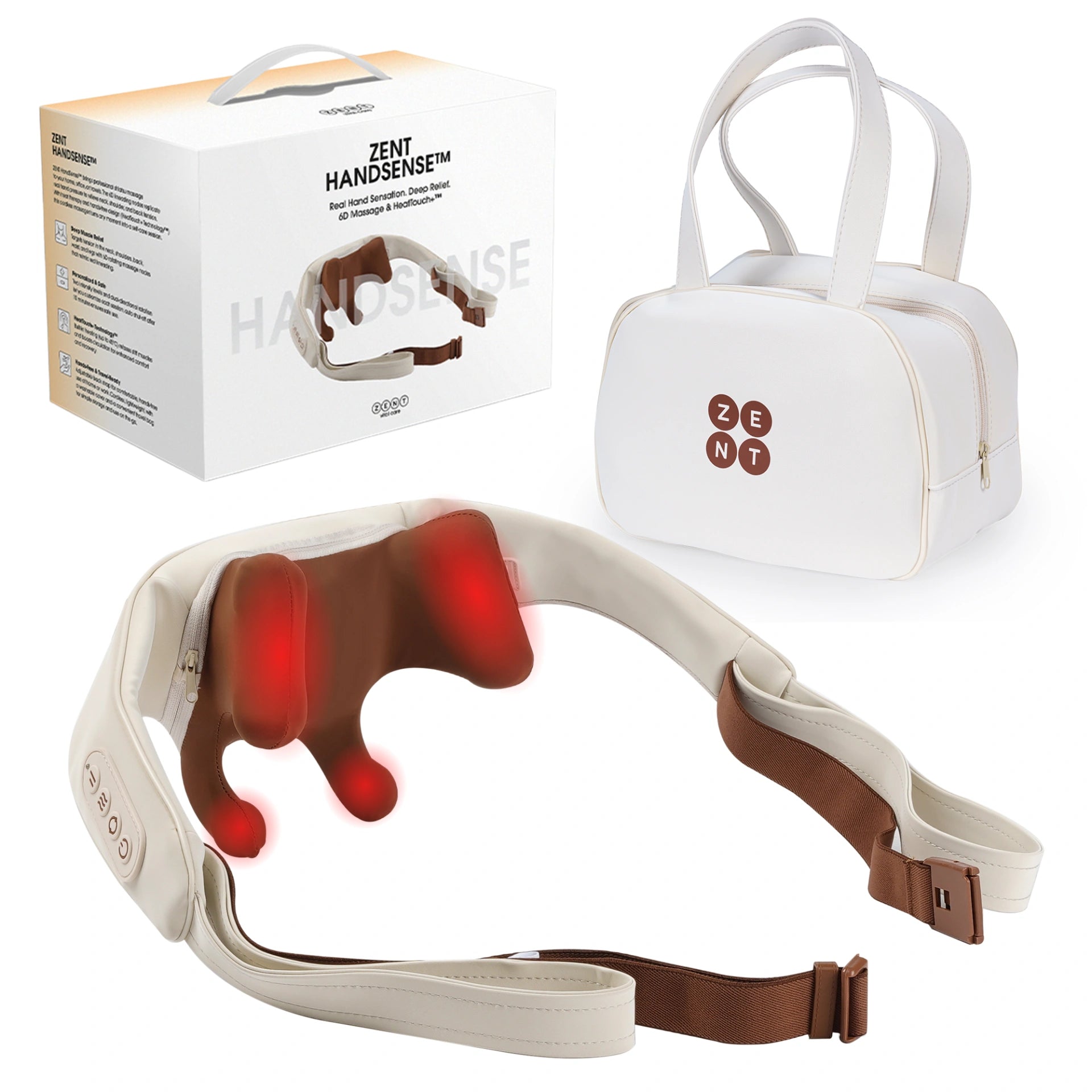 ZENT HandSense Kabelloser 6D-Massagegert mit Handmassage-Simulation ZENT Care ZENT HandSense Kabelloser 6D-Massagegert mit Handmassage-Simulation ZENT Care