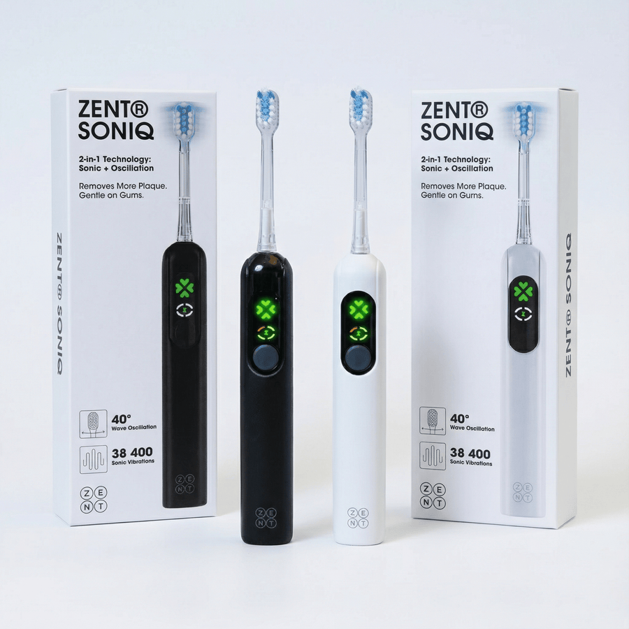 ZENT® Duo-Set Schallzahnbürsten SoniQ