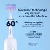 Die ZENT SoniQ+ Schallzahnbürste, rotierend mit 60° Drehbewegung