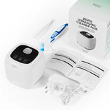 Pełny zestaw ZENT Ultrasonic Cleaner Plus z myjką, zasilaczem, pęsetą, szczoteczką, instrukcją i pudełkiem