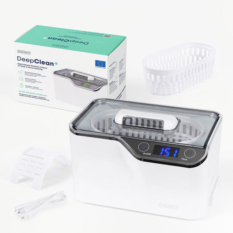 Großer Ultraschallreiniger für Schmuck und Brillen ZENT® DeepClean+