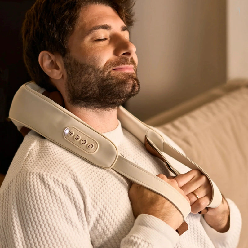 Nacken-, Hals- und Rückenmassagegerät mit Wärmefunktion ZENT® HandSense™
